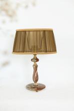 Marmer Onyx lampenvoet tafellamp, Huis en Inrichting, Lampen | Tafellampen, Ophalen of Verzenden, Minder dan 50 cm
