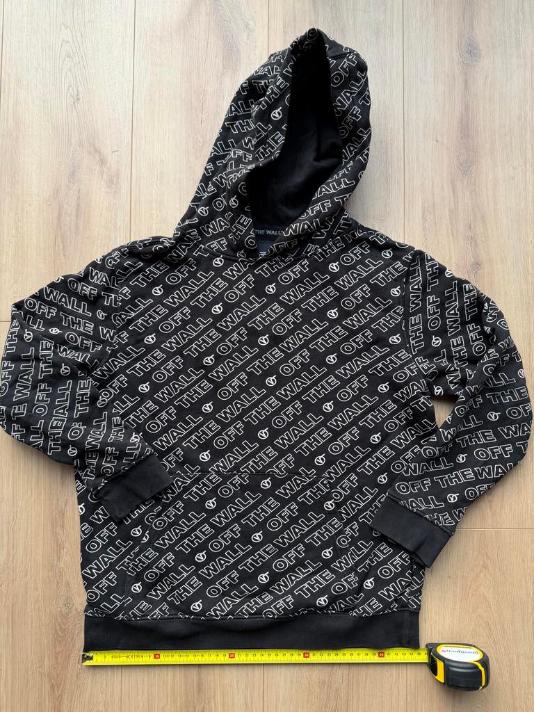 Vans Hoody Kids - Zwart met Print, Ophalen of Verzenden, Zo goed als nieuw, Jongen of Meisje, Trui of Vest