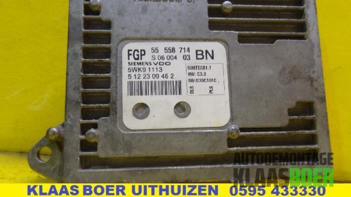 Computer Motormanagement van een Opel Vectra, Auto-onderdelen, Elektronica en Kabels, Opel, Gebruikt, 6 maanden garantie, 12 maanden garantie