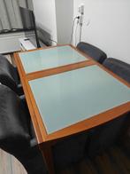 Prachtige kersenhouten uitklapbare eettafel, 50 tot 100 cm, 100 tot 150 cm, Ophalen of Verzenden, Zo goed als nieuw