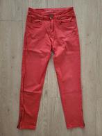 Para Mi skinny broek, rood, mt 36, ritjes onderaan, Para Mi, Ophalen of Verzenden, Zo goed als nieuw, Maat 36 (S)