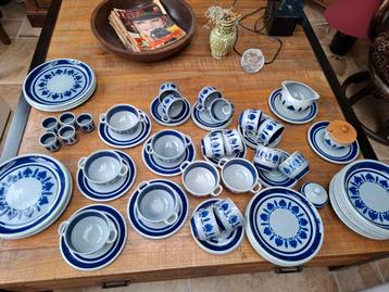 Boch Baltic servies blauw jaren 70 beschikbaar voor biedingen
