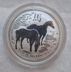 Australie 2014 Lunar II Paard Zilver 1 oz, Postzegels en Munten, Munten | Oceanië, Ophalen of Verzenden, Losse munt, Zilver