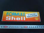 sticker SHELL Formule ;e nouveau supercarburant, Ophalen, Zo goed als nieuw, Sticker