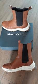 Marco Polo Chelsea cognac leren boots laarsjes, mt. 41, Ophalen of Verzenden, Gedragen, Bruin