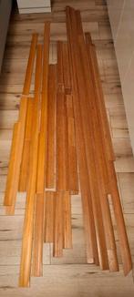 Beuken plinten 45m totaal, Doe-het-zelf en Verbouw, Hout en Planken, Ophalen, Gebruikt, Minder dan 25 mm, Plank
