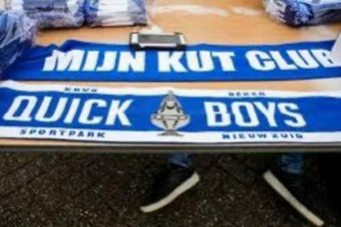 GEVRAAGD  Voetbalsjaal Quik Boys, Verzamelen, Sportartikelen en Voetbal, Zo goed als nieuw, Vaantje of Sjaal, Buitenlandse clubs