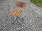 BONACINA Miss B bureaustoel design TITO AGNOLI leder leer, Huis en Inrichting, Ophalen, Gebruikt, Overige kleuren, Bureaustoel