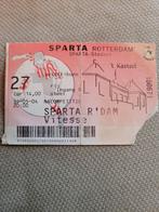 Ticket Sparta-Vitesse nacompetitie, Tickets en Kaartjes
