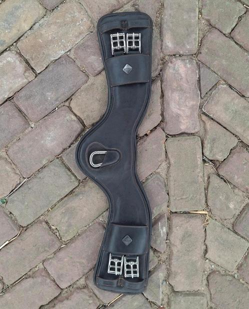 Singel LeMieux bruin 60cm, Dieren en Toebehoren, Paarden en Pony's | Hoofdstellen en Tuigage, Zo goed als nieuw, Dressuur, Ophalen of Verzenden