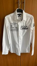 White with text regular fit size m cotton shirt by Smog., Kleding | Heren, Overhemden, Wit, Gedragen, Halswijdte 39/40 (M), Smog
