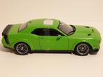 Solido 1:18 Dodge Challenger R/T Scatpack groen. OPRUIMING, Nieuw, Solido, Ophalen of Verzenden, Auto