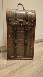 Vintage Wijnkoffer / Wijnkist, Ophalen, Gebruikt, Metaal