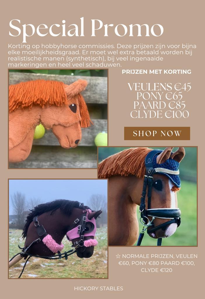 Hobbyhorse op aanvraag || KORTING!!, Kinderen en Baby's, Speelgoed | Hobbelfiguren, Zo goed als nieuw, Ophalen of Verzenden
