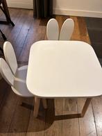 Konijnenstoeltjes (2) met tafeltje - wit, Ophalen, Zo goed als nieuw, Stoel(en)