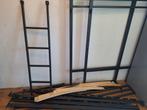 Hoogslaper, Ophalen, 90 cm, Eenpersoons, Wit