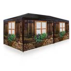 Robuuste Waterdichte Paviljoen Blokhut-Motief 3x6m, Ophalen of Verzenden, Nieuw, Partytent