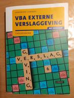 VBA Externe Verslaggeving - Theorieboek, Ophalen of Verzenden, Zo goed als nieuw