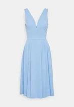 Lichtblauwe jurk, Midi dress maat M, Kleding | Dames, Maat 38/40 (M), Blauw, Ophalen of Verzenden, Zo goed als nieuw