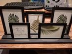 Fotolijsten set – botanische prints – zwart, Ophalen of Verzenden, Hout, Minder dan 50 cm, Minder dan 50 cm