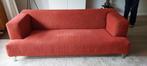 Oscar Leolux 3 zits bank. Opnieuw bekleed., Ophalen, Gebruikt, Driepersoons, 75 tot 100 cm