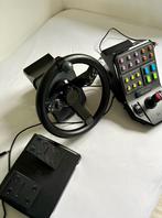 Logitech Heavy Equipment Bundle: stuurwiel, pedalen, paneel, Online, 1 speler, Ophalen of Verzenden, Zo goed als nieuw