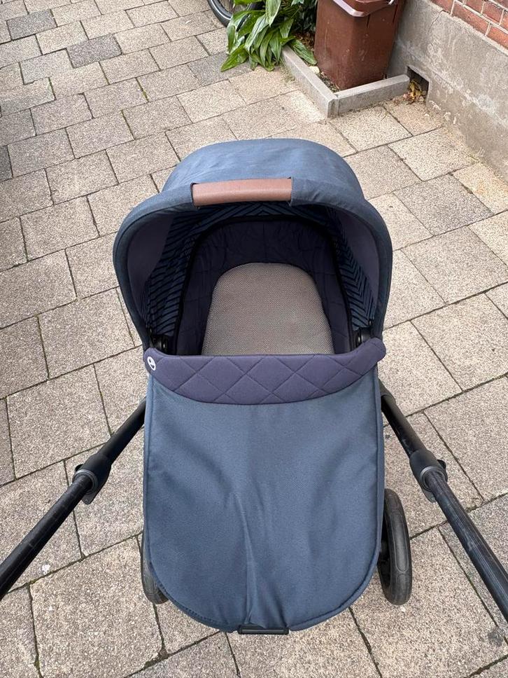Easywalker Harvey 2 Combiwagen Blauw, Kinderen en Baby's, Kinderwagens en Combinaties, Gebruikt, Combiwagen, Overige merken, Met reiswieg