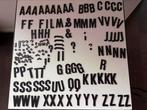 Super 8 film kunststof letters, Ophalen of Verzenden, Zo goed als nieuw