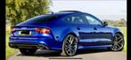 Trouwauto en/of speciale gelegenheden te huur Audi RS7, Auto's, Automaat, 8 cilinders, Blauw, Leder
