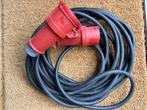 Krachtstroom 10 meter verlengkabel 3 en 5 polig, Ophalen of Verzenden, Gebruikt, Kabel of Snoer