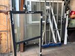 Windschermen met glas, Doe-het-zelf en Verbouw, Glas en Ramen, Ophalen, 120 tot 160 cm, Zo goed als nieuw, Glasplaat