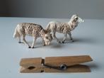 2x kunststof schaapje kerststal, kerstgroep, Diversen, Kerst, Ophalen of Verzenden, Zo goed als nieuw