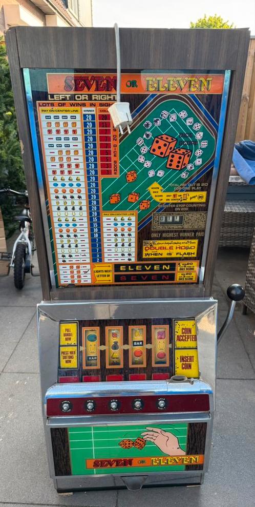 Gokkast Een armige bandiet Seven eleven, Verzamelen, Automaten | Gokkasten en Fruitautomaten, Gebruikt, Ophalen of Verzenden