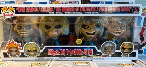 Funko pop Iron Maiden Killers Glow in the dark 4 pack, Verzamelen, Poppetjes en Figuurtjes, Zo goed als nieuw, Verzenden