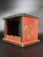 Antieke Hindeloopen stoof ca. 1900 Nederlandse volkskunst, Antiek en Kunst, Ophalen of Verzenden