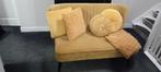 Goudkleurig bankje zgan, Huis en Inrichting, Ophalen, Zo goed als nieuw, Tweepersoons, Minder dan 150 cm