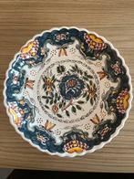 Makkum Wandbord met Bloemmotief, Ophalen of Verzenden