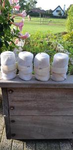 Set van 4 elastische bandages. Wit. Met klittenband., Ophalen of Verzenden, Zo goed als nieuw, Rijden