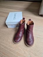 Lamino limango leather chelsy boots burgundy size 30, Meisje, Ophalen of Verzenden, Lamino, Laarzen