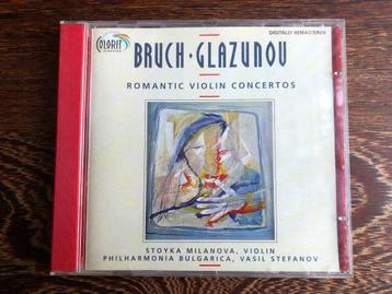 xx Bruch - Glazunov - Romantic Violin Concertos / Stefanov beschikbaar voor biedingen