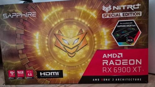 Amd 6900xt saphire nitro+ SE, Computers en Software, Videokaarten, Zo goed als nieuw, AMD, PCI-Express 4.0, GDDR6, HDMI, DisplayPort