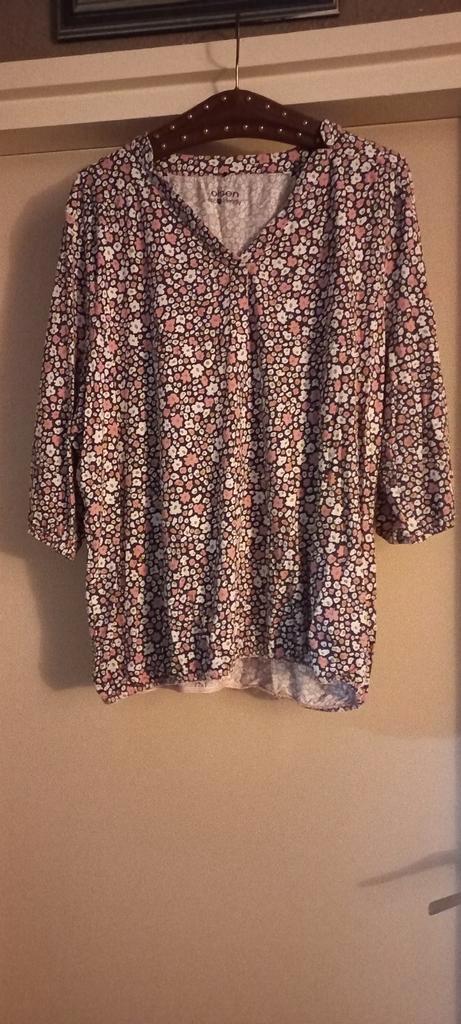 Bloemenprint Tuniek van Olsen - Maat 46/48, Kleding | Dames, Blouses en Tunieken, Zo goed als nieuw, Maat 46/48 (XL) of groter