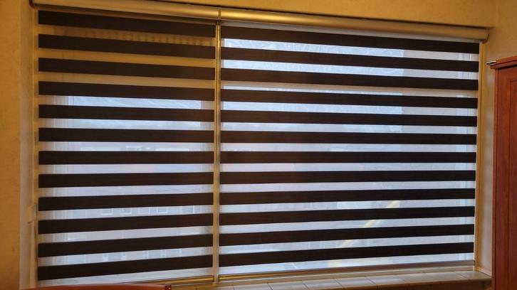 Veneta Duo Rolgordijnen - Set van Twee, Huis en Inrichting, Stoffering | Gordijnen en Lamellen, Zo goed als nieuw, 150 tot 200 cm