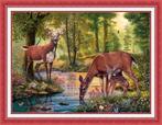 # Borduurpatroon; Forest deer #, Verzenden, Nieuw, Handborduren, Patroon