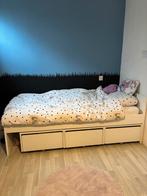 eenpersoonsbed IKEA met lades, Ophalen, 85 tot 100 cm, Gebruikt, Lattenbodem