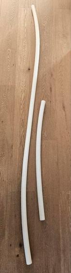 2 delig trapleuning wit gegrond, Ophalen, Zo goed als nieuw, Trap, 2 tot 4 meter