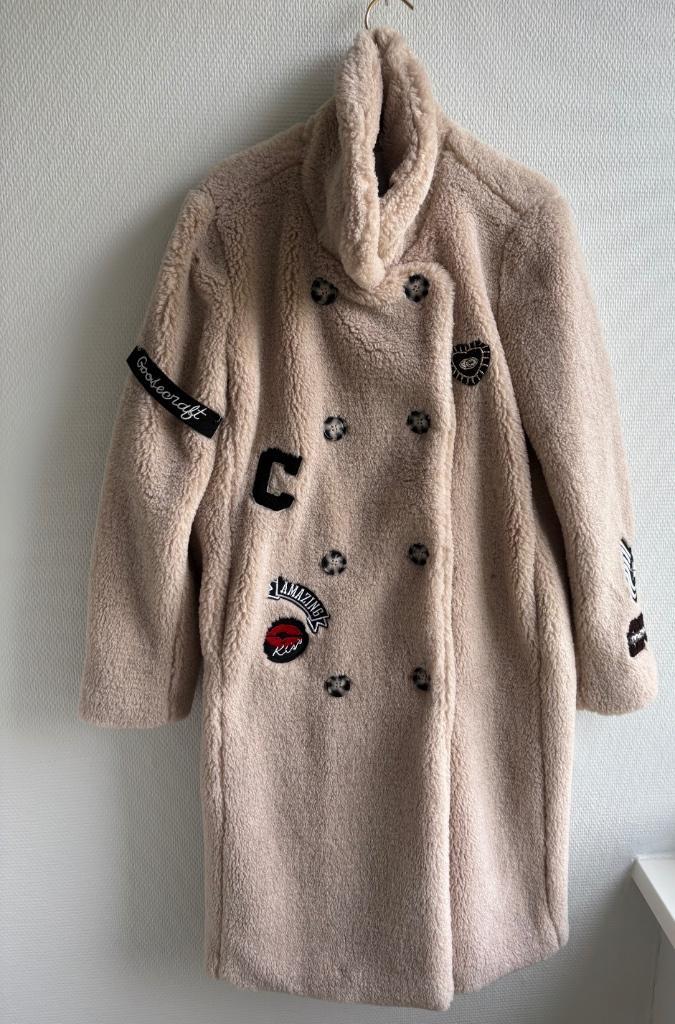 Goosecraft Jas Reese Coat - NIEUW - Maat L, Kleding | Dames, Jassen | Winter, Nieuw, Maat 42/44 (L), Beige, Ophalen of Verzenden