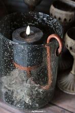 Glashaak, glashaken in zwart en roestkleur, Www.jufbrocante.nl, Www.jufbrocante.nl, Nieuw, Ophalen of Verzenden