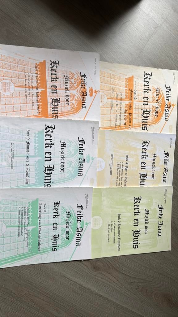 Bladmuziek Feike Asma, Klavarskribo, Muziek en Instrumenten, Bladmuziek, Ophalen of Verzenden, Zo goed als nieuw, Artiest of Componist