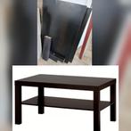 LACK Ikea salontafel koffietafel zwart (zwart/bruin), Ophalen, Gebruikt, 50 tot 100 cm, 50 tot 100 cm